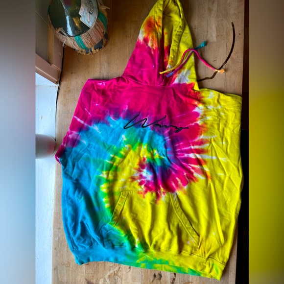 Wavy Tye Dye Hoodie - Picture 1 of 2